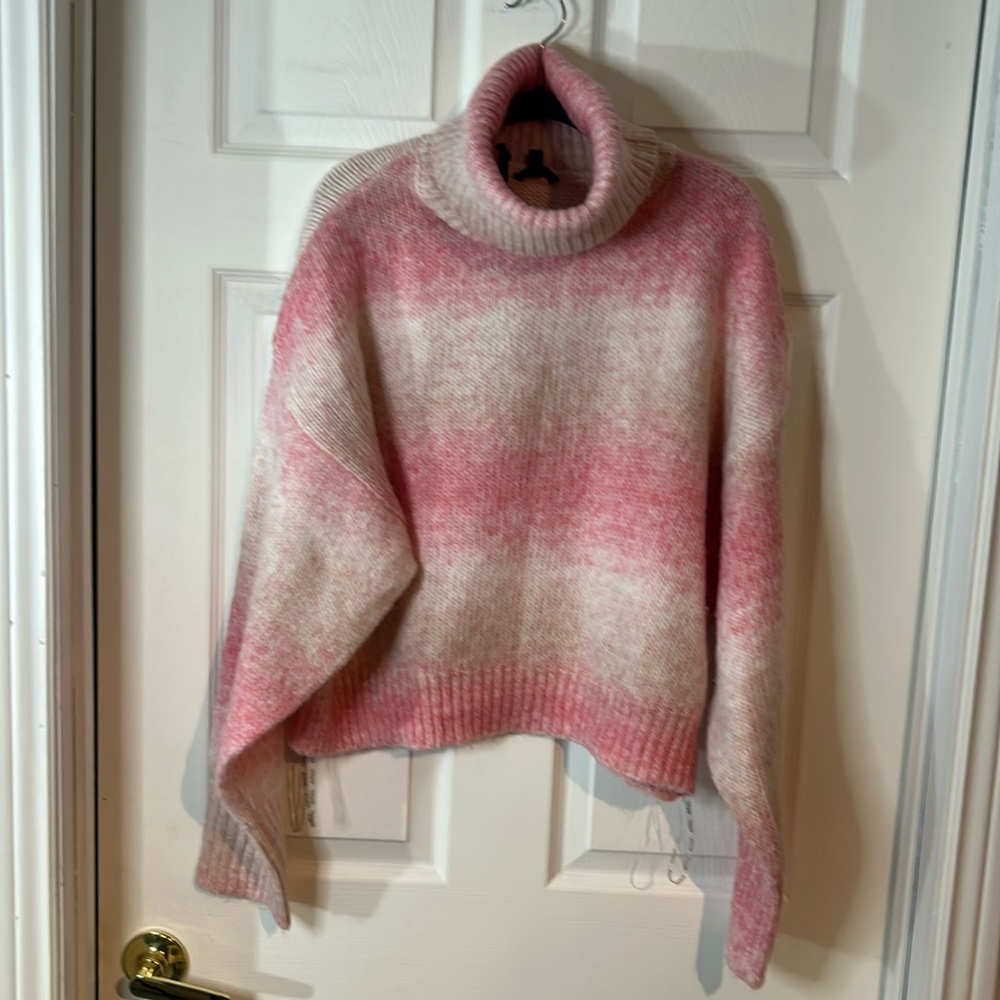 NWT Ladies size Large various pinks Cowl neck sweater by Buffalo